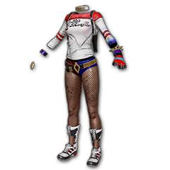 Harley-Quinn-Outfit "Daddy's Lil' Monster"