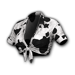 Koszula wiązana w krowie łaty (czarna)
