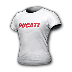 Camiseta de equipo Ducati (blanca)
