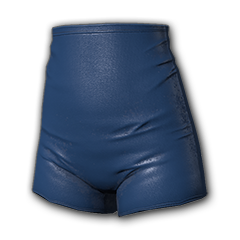 Short de cintura alta (azul)