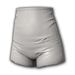 Shorts mit hohem Bund (Weiß)