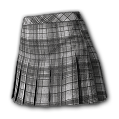 Plaid Skirt (Flannel Gray)
