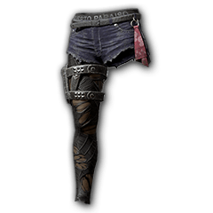 Smoke Stalker Shorts with Ripped Leggings