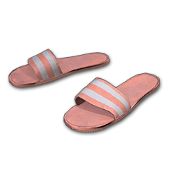 條紋拖鞋 (粉紅色)