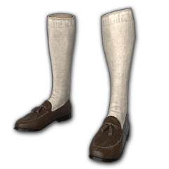 Loafers with Socks (Brown)