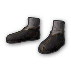 Su Baskılı Ayakkabı (Siyah)