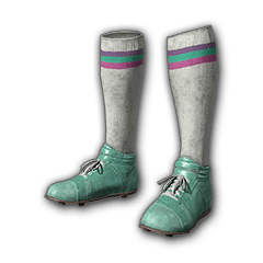 Soccer Cleats and Socks (Teal)