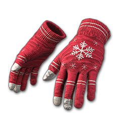 Świąteczne rękawiczki (czerwone)