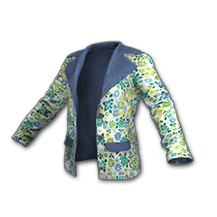 Çiçekli Retro Ceket