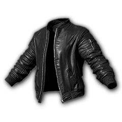 Leather Bomber Jacket (Black)