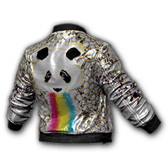 Rainbow Panda Bomber Ceket