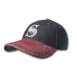 หมวกแก็ปเบสบอลวินเทจ (สีแดง/ดำ)