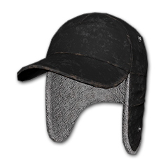 Wełniana czapka z nausznikami (czarna)