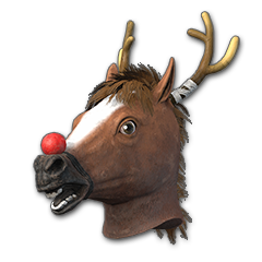 Świąteczna maska konia