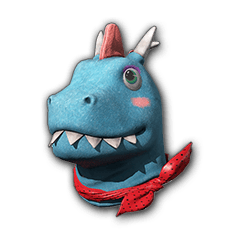 Cabeça de Mascote Dinoland (Azul)