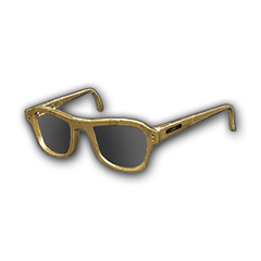 Złote okulary przeciwsłoneczne