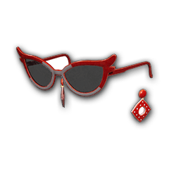 Фривольные очки (красные)