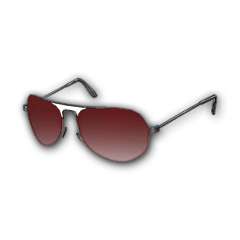 Авіаторські сонцезахисні окуляри (багряні)
