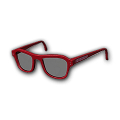 Wyrafinowane okulary (czerwone)