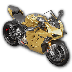 Motocicleta "Panigale V4 S (Ouro Puro)"