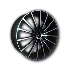 McLaren Elite 輪框 (亮黑鑽石切割)