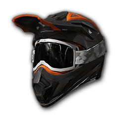 Schwarzer Manticore-Motocross-Helm (Level 1)