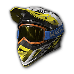 Żółty kask motocrossowy Manticore (poziom 1)