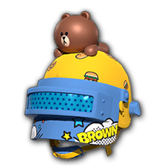 LINE FRIENDS 布朗熊 - 头盔（3级）