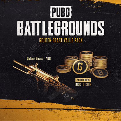 PUBG - Value-Pack "Goldene Bestie" (1.100 G-Coin)