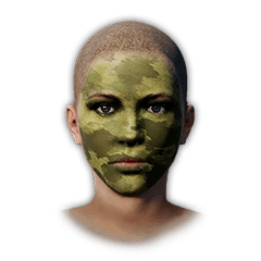 Camouflage facial forestier