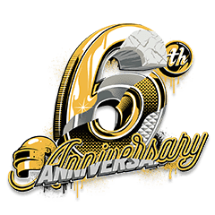 Логотип «6th Anniversary»