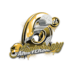 Логотип «6-я годовщина»