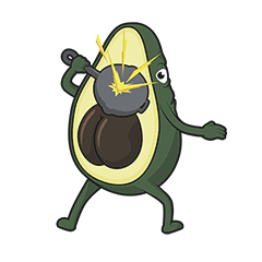 Avocado-Abwehr