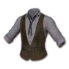 Camisa formal y chaleco de pistolero