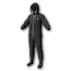 PUBG ジャンプスーツ (ブラック)