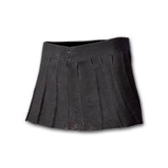 Mini-jupe plissée (noire)