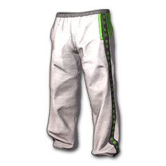 Pantalones de chándal con raya verde