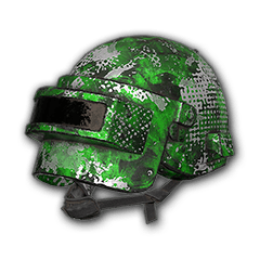 Helm "Pop Art - Grün" (Level 3)