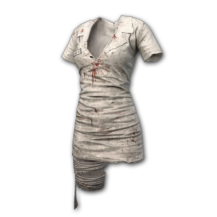 Uniforme de enfermeira sangrenta