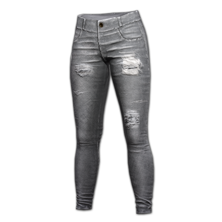 Distressed Jeans (Gray)