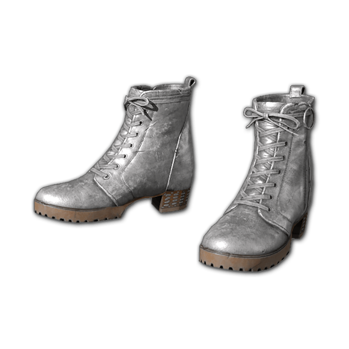 Metallic Boots (Silver)