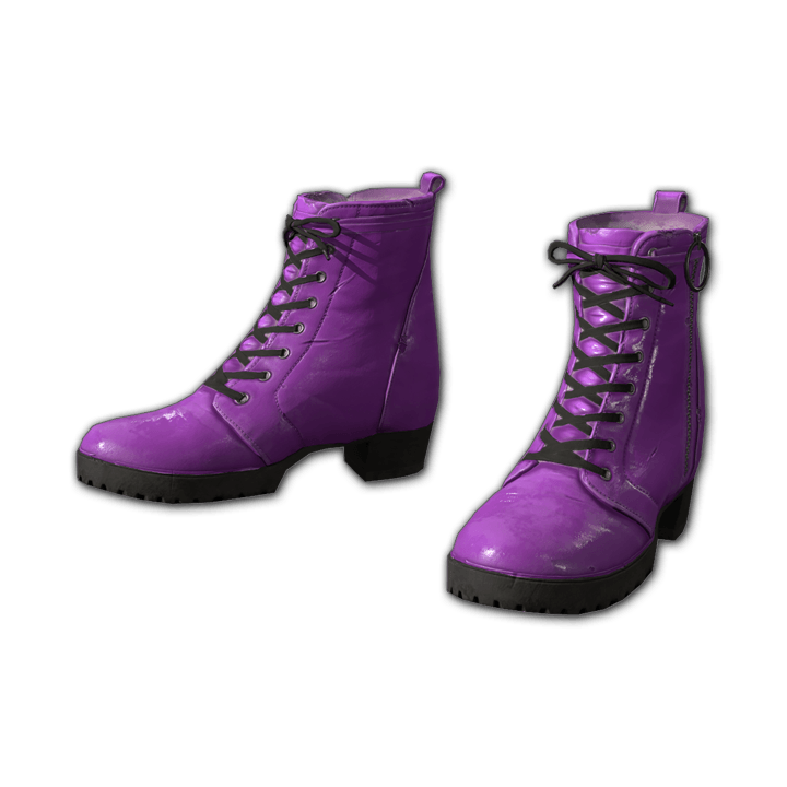 Ботинки «Фиолетовый котик»