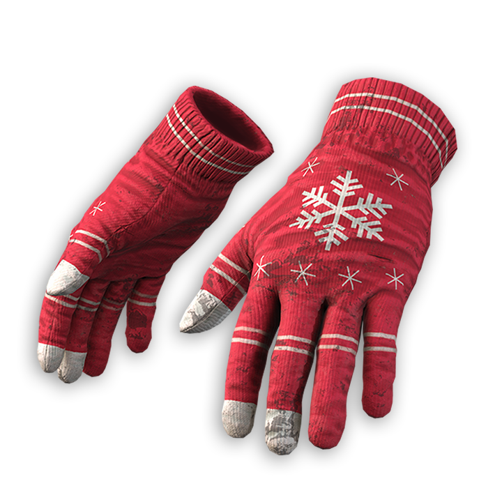 Festive Gloves (Red)