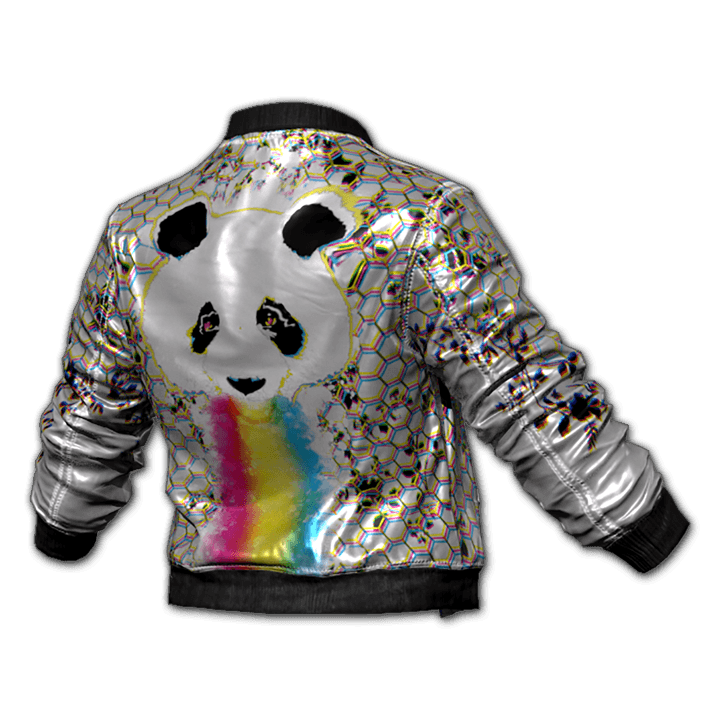 Blouson Bomber Rainbow Panda