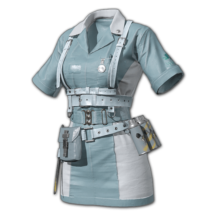 Uniform obłąkanej pielęgniarki