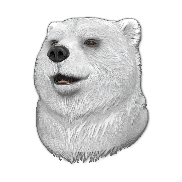หน้ากากหมีขาว