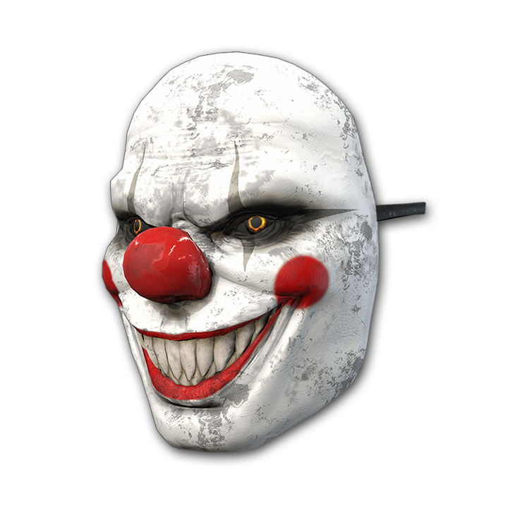 Maschera clown assassino
