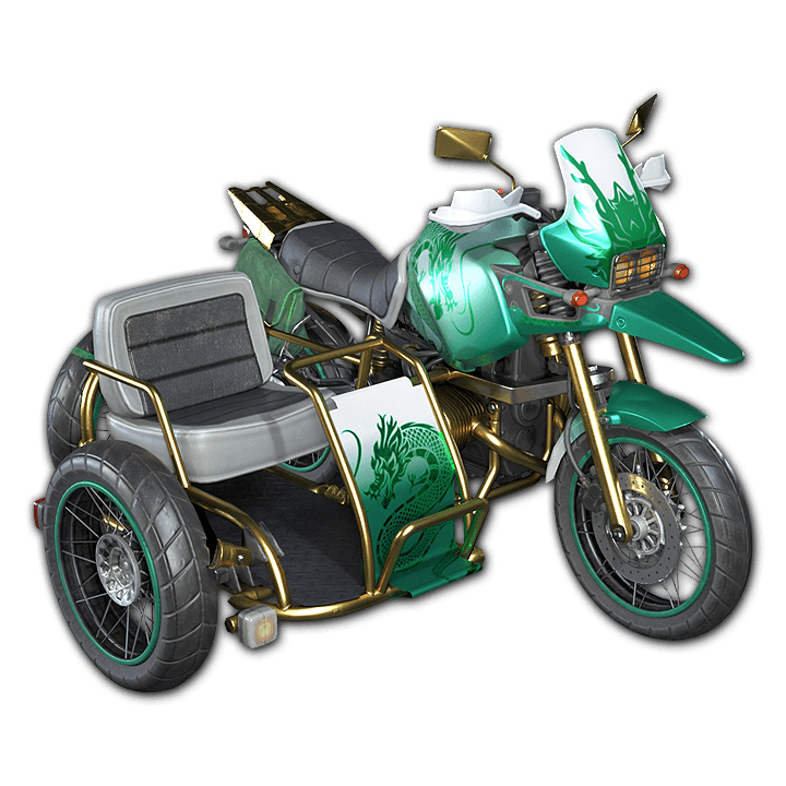 Motocicleta de "Dragones gemelos"
