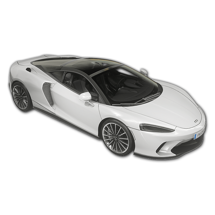 Samochód sportowy „Standardowy McLaren GT (krzemionkowa biel)”