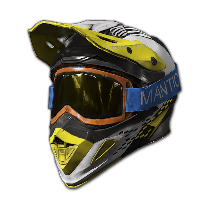 Manticore 黃色越野摩托 - 頭盔 (1級)